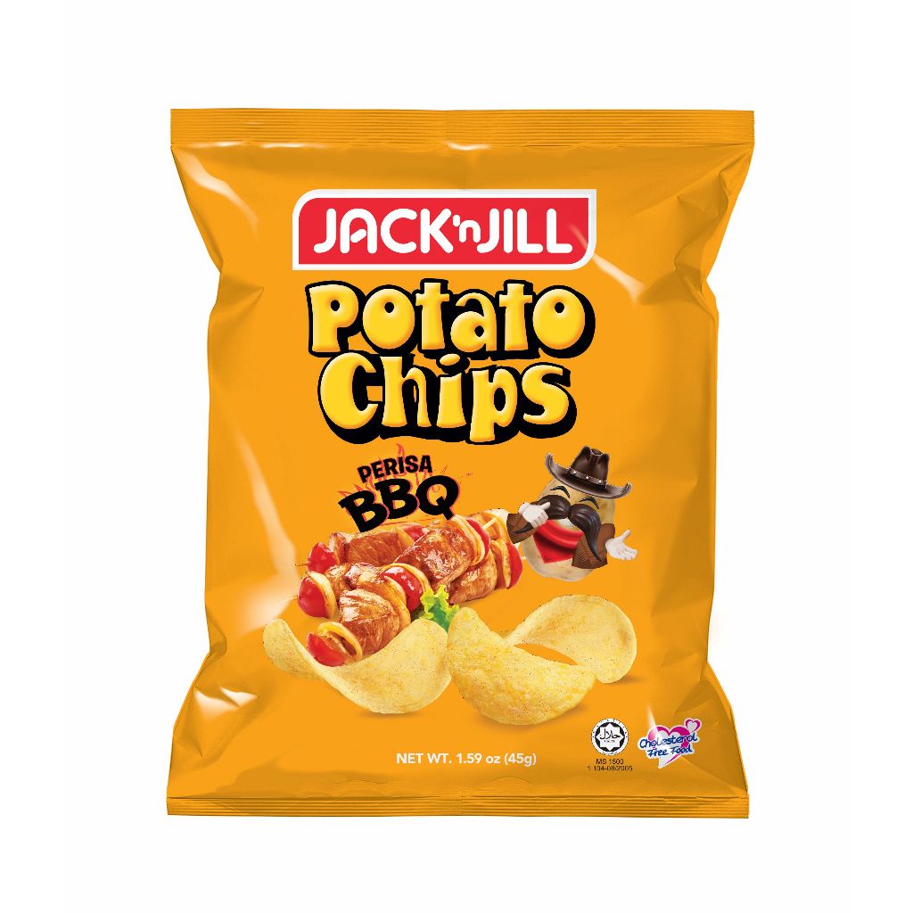 Jack ‘n Jill Potato Chips - BBQ (45g) | Shopee Malaysia