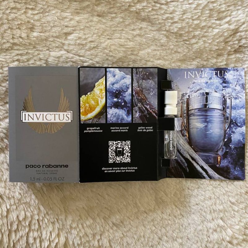 Paco Rabanne Invictus EDT 1.5ml Vial/Sample [𝐎𝐑𝐈𝐆𝐈𝐍𝐀𝐋] | Shopee Malaysia