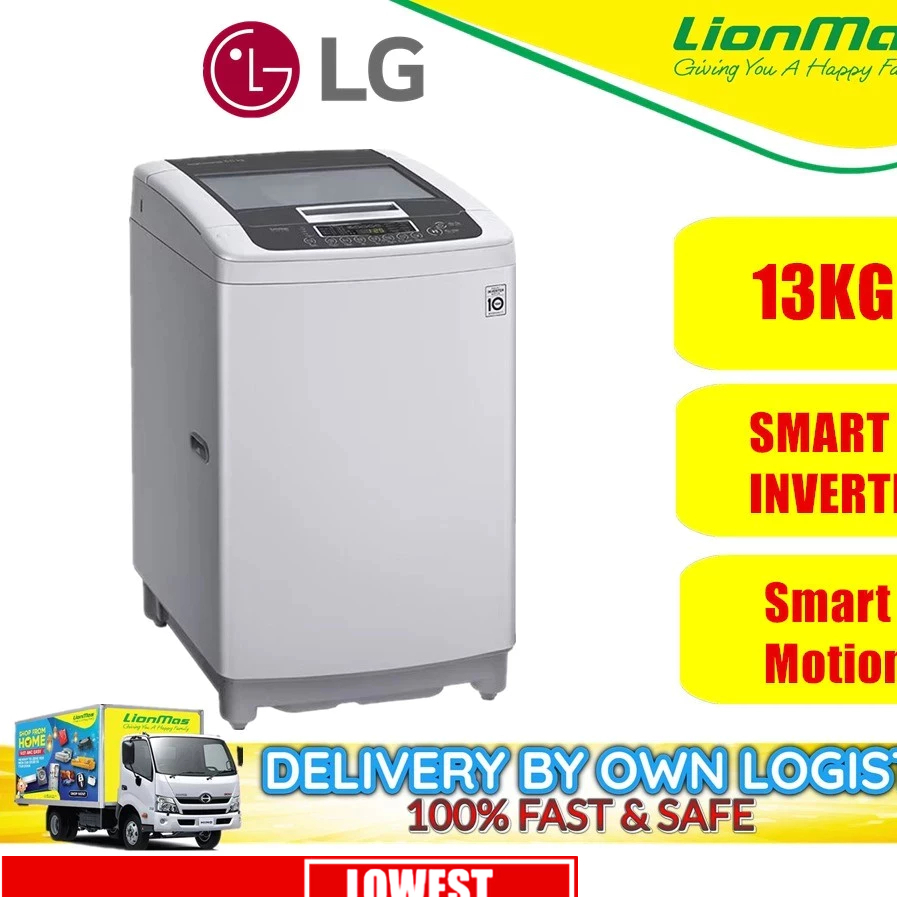 LG 13KG Smart Inverter Washing Machine T2313VSPM Washer Mesin Basuh