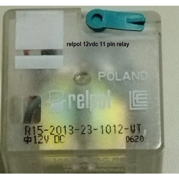 relpol 11 pin 240vac / 24vac / 12vdc relay | Shopee Malaysia