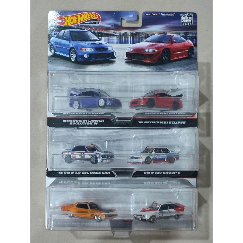 Hot Wheels Twin Pack Mitsubishi Lancer Evo / Eclipse / BMW / Holden Monaro & Torana Shopee