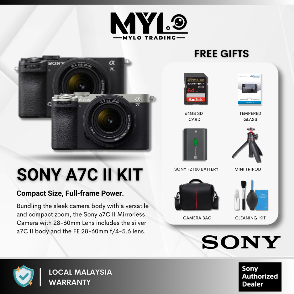 Sony A7C Mark II + Sony FE 28-60mm Kit Silver