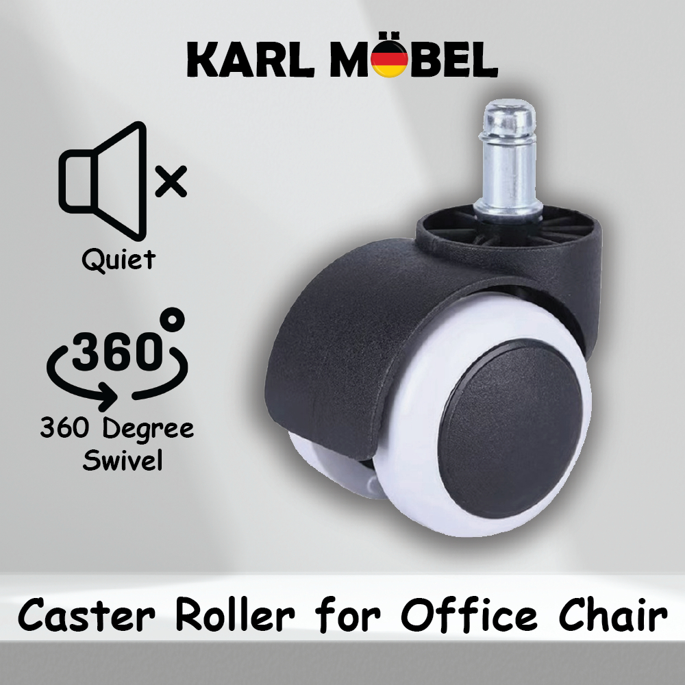 Wheel Office Chair Roda Kerusi Roller Caster Heavy Duty Office Chair ...