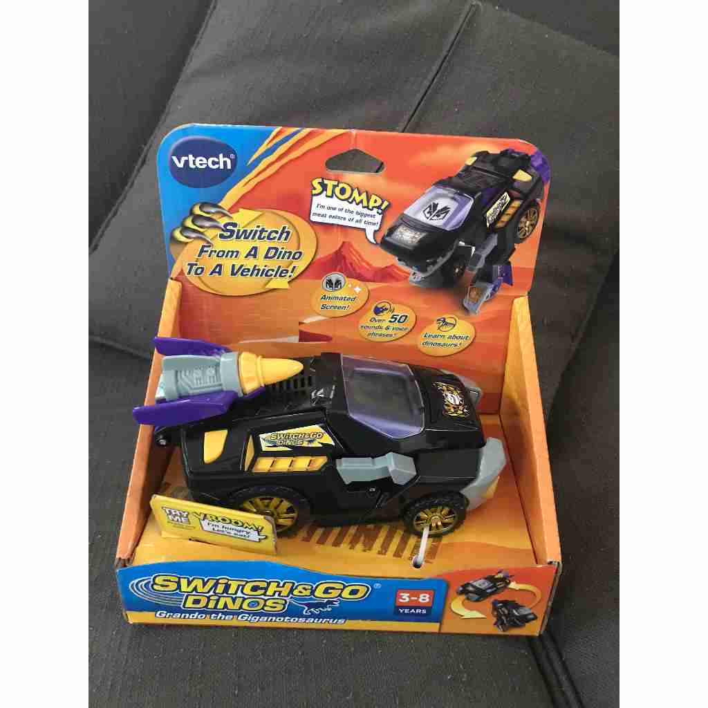 100% Original Vtech Switch and GO DInos Giganotosaurus NEW | Shopee ...