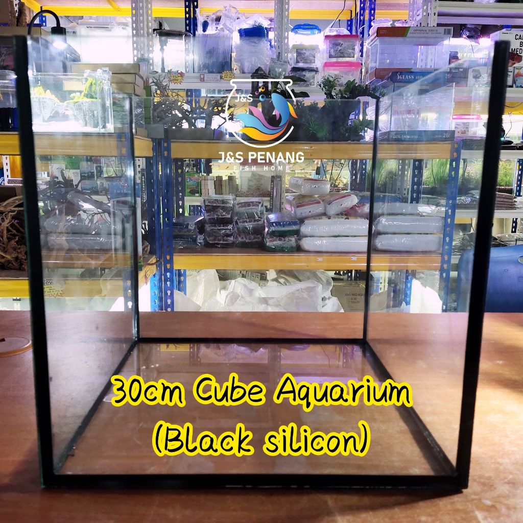 【Ready Stock】30CM Cube Aquarium/Tank/Office Aquarium (27L) for Guppy ...