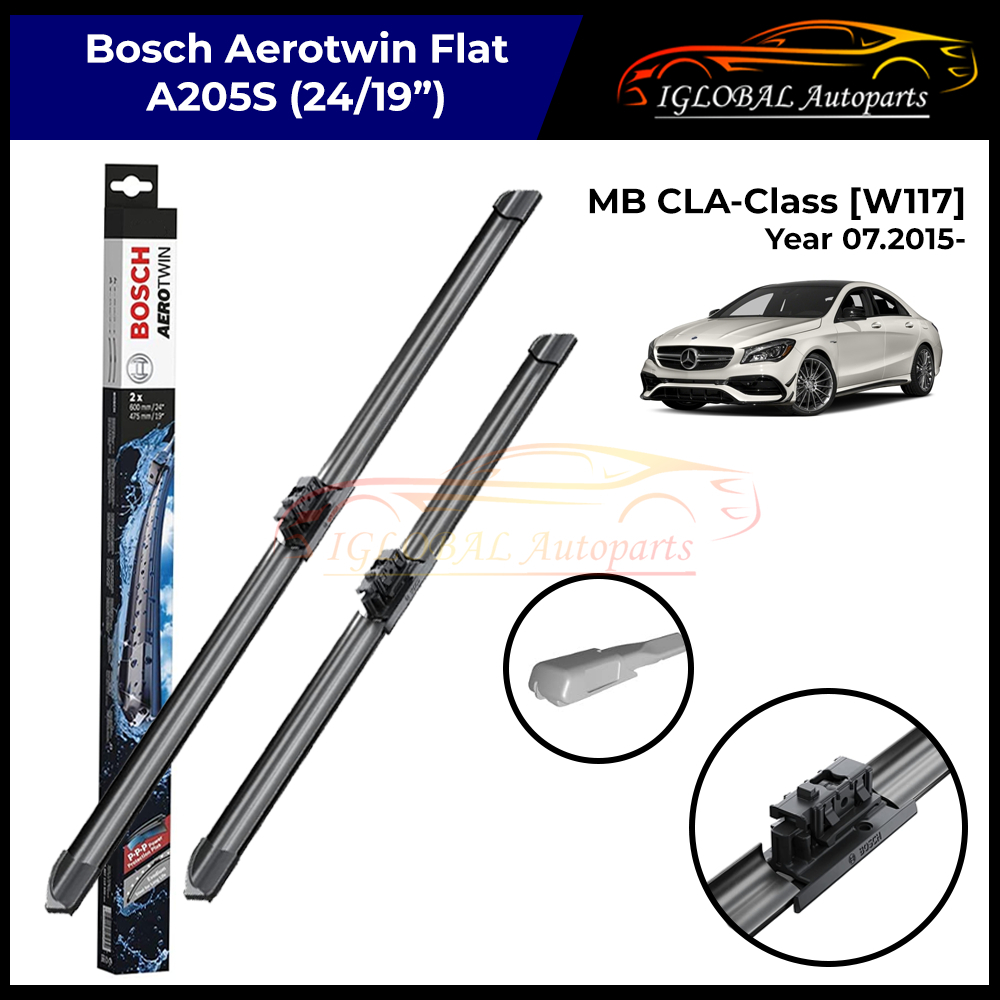 Bosch Aerotwin Wiper Blades – Mercedes E Class 2009-2013 – 24” Set – Made In Germany – EAN 4047024700581