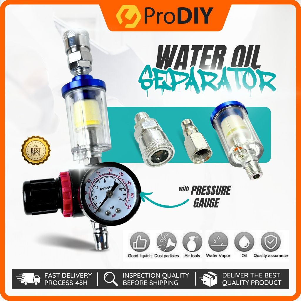 Spray Gun Air Trap Oil Water Separator Spray Paint Gun Water Oil Filter