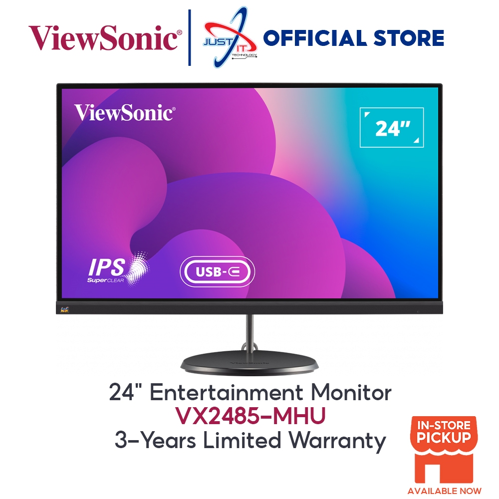 ViewSonic 1080p IPS Monitor VX2485-MHU outlet 24