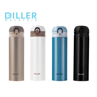 Diller 550ml Three Cover 316 Stainless Steel Thermos Bottle Whit