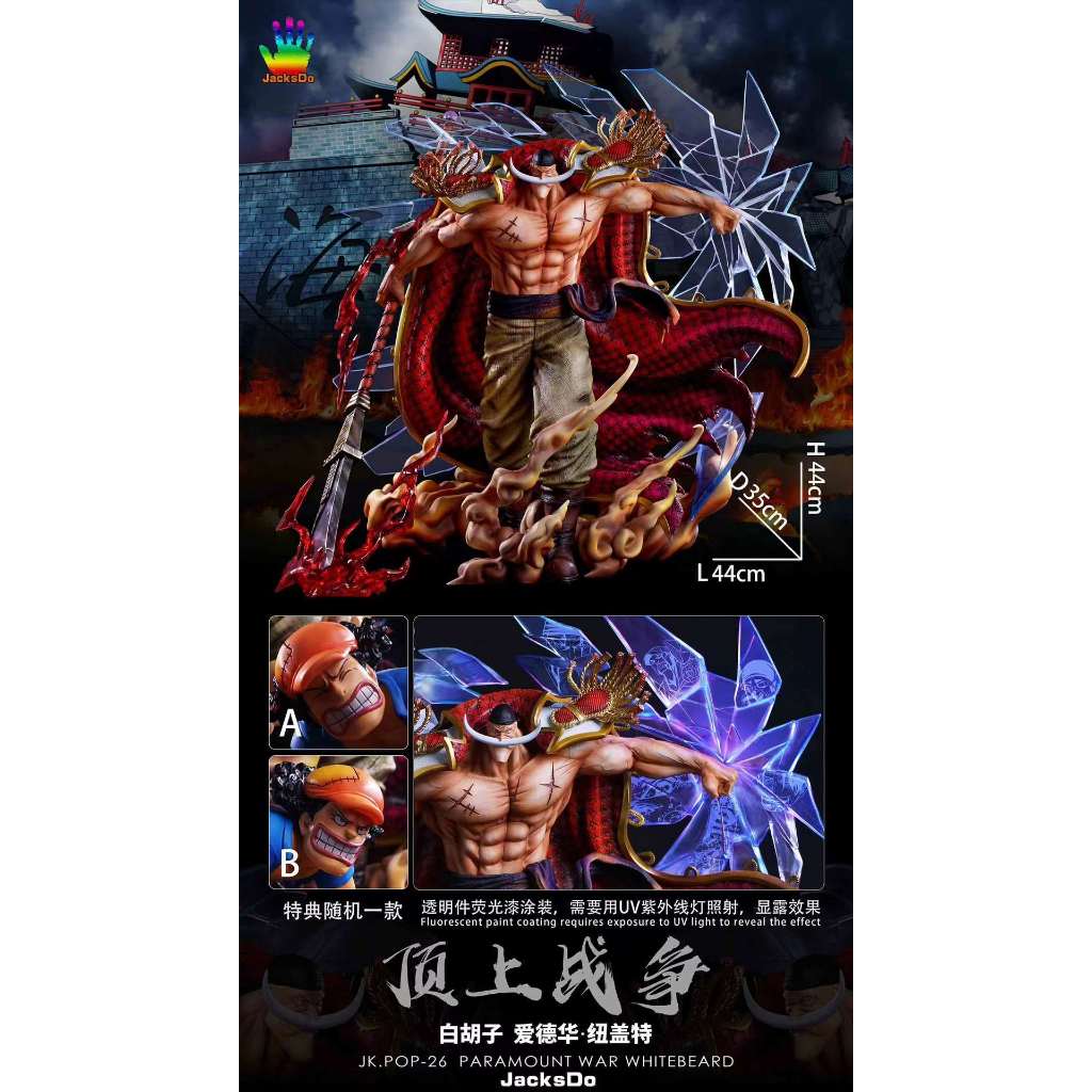 JacksDo Studio Whitebeard Edward Newgate One Piece Resin Statue GK