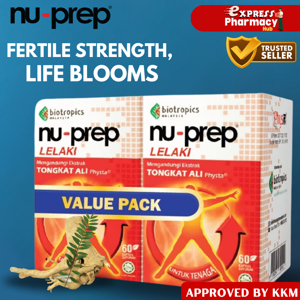 [PHARMACY STOCK!! 100% ORIGINAL] Biotropics Nu-Prep Lelaki Health ...