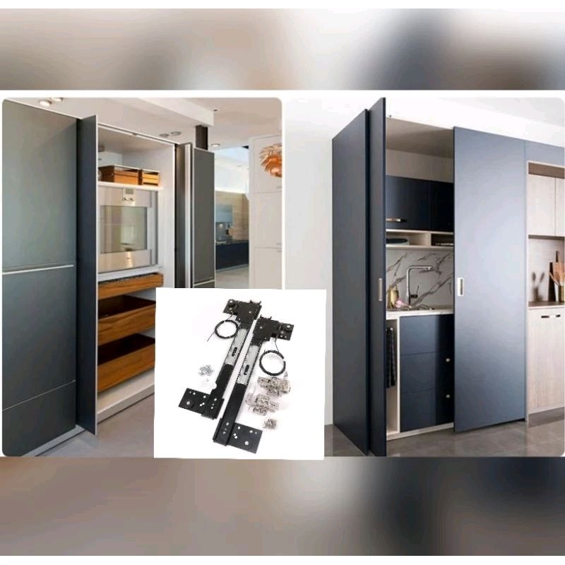 readystock 👍🎉 heavy duty sliding pocket door slide system with