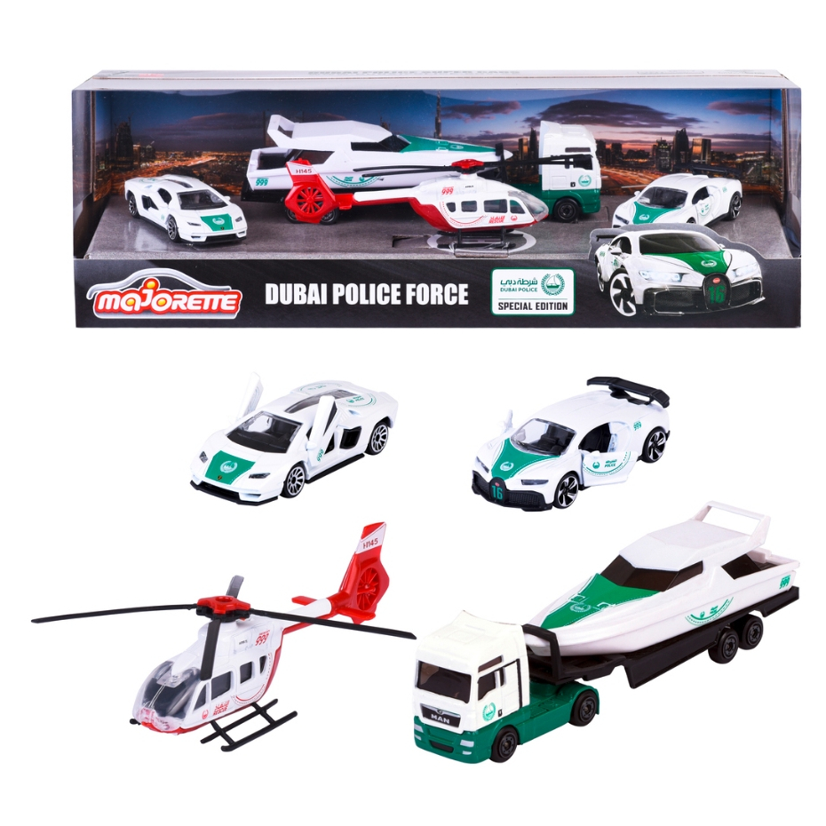 MAJORETTE Dubai Police 2023 Police Force Set (QDMT074886) | Shopee Malaysia