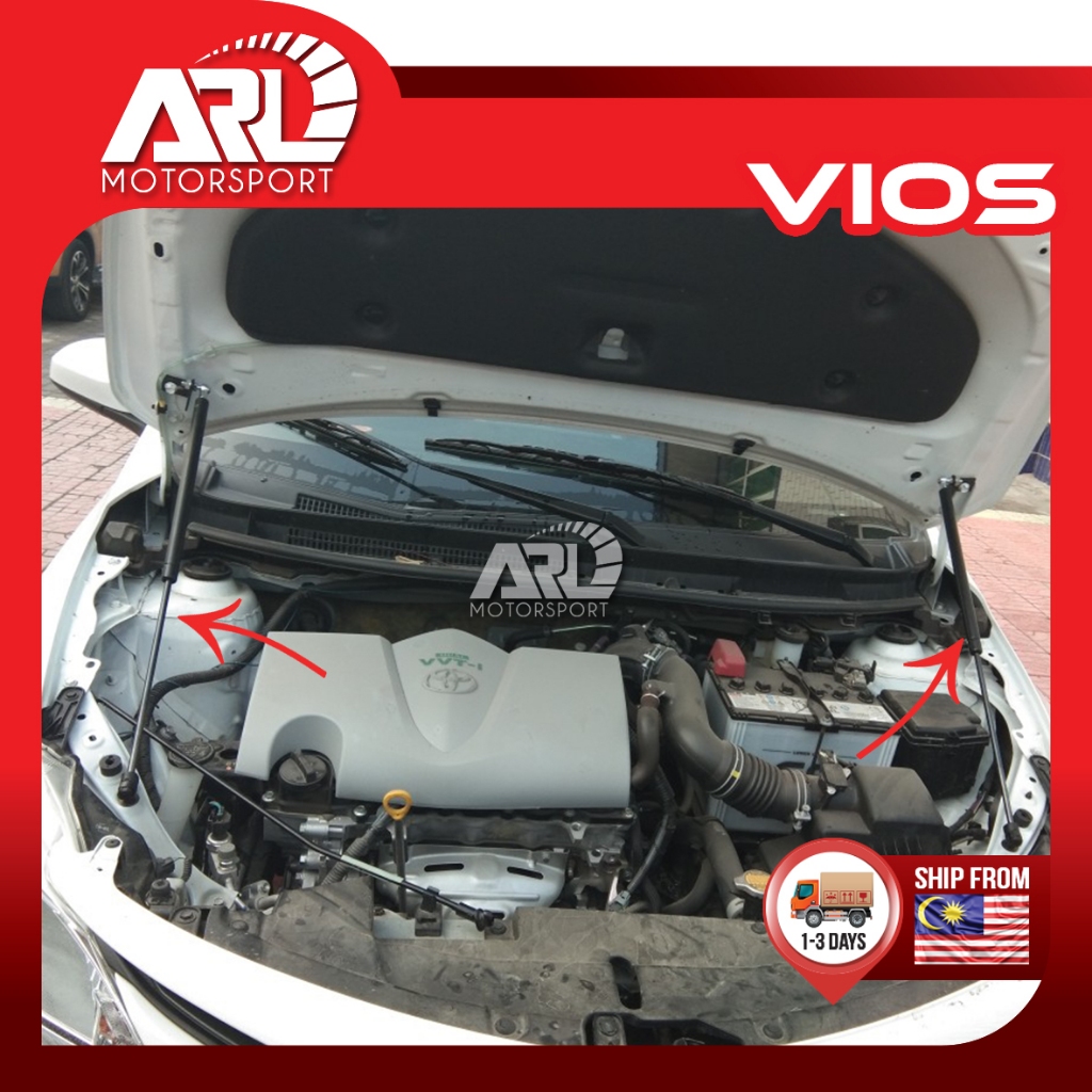 Toyota Vios NSP151 Facelift Front Hydraulic Hood Gas
