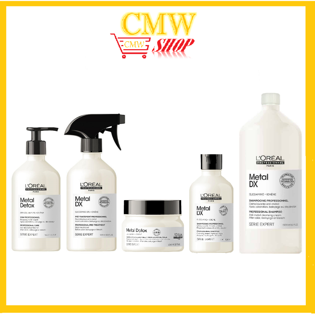 Loreal Serie Expert Metal DX Detox Serie Full Range Shampoo /Mask