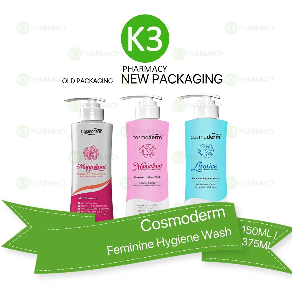 Cosmoderm Feminine Hygiene Wash Manjakani / Licorice Shopee Malaysia