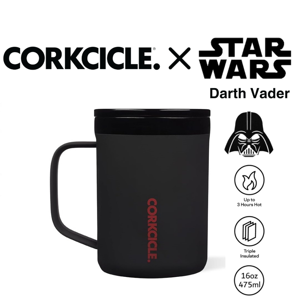 Corkcicle X Disney Star Wars 16oz 475ml Triple Insulated Steel Coffee