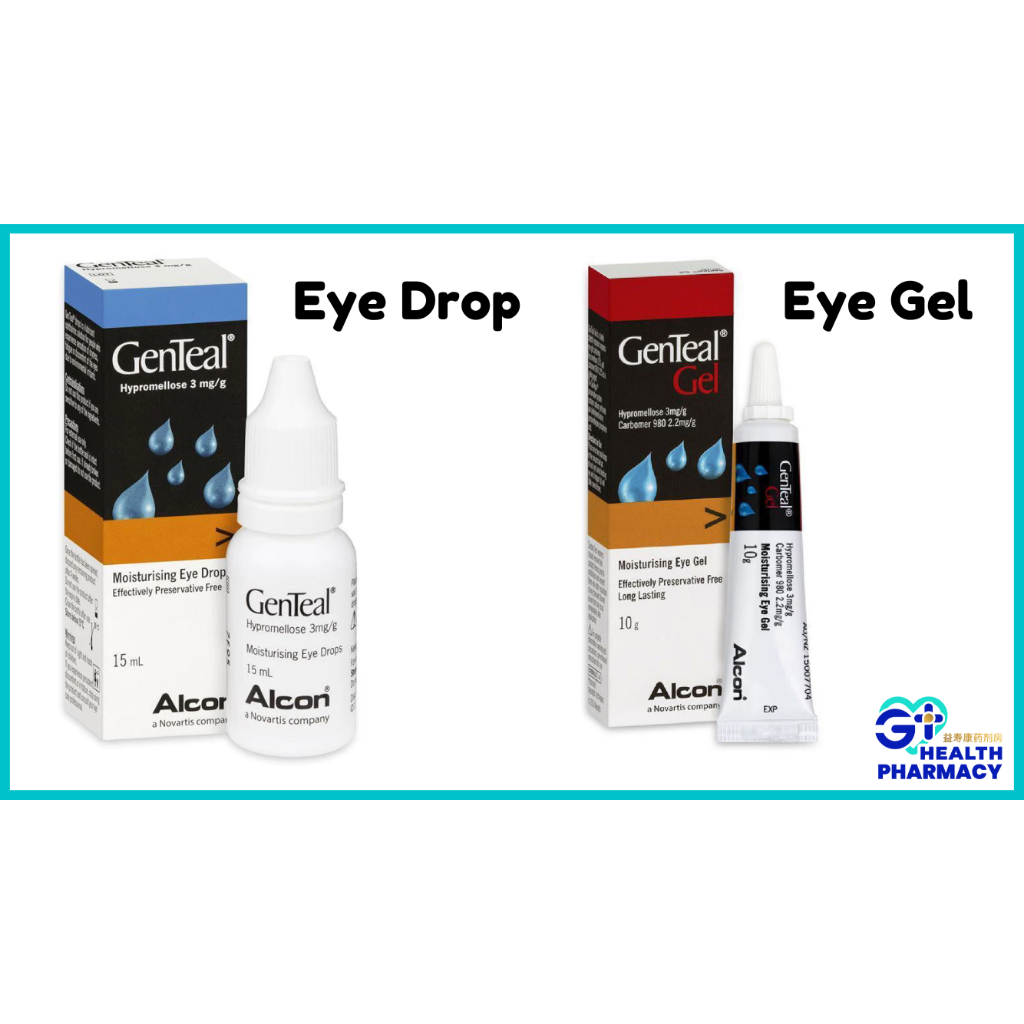 Alcon Genteal Lubricant Eye Drops 10ml Genteal Eye Gel 10g Shopee Malaysia