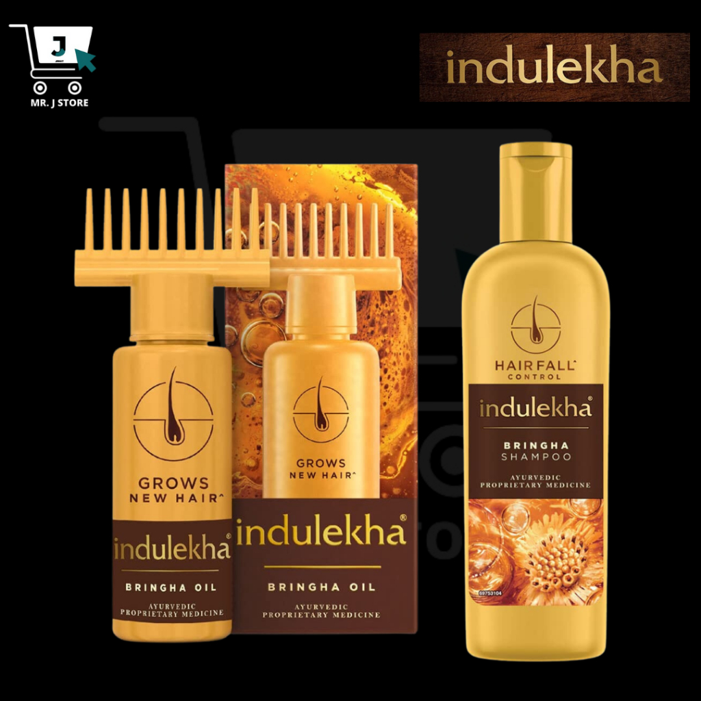 Indulekha Bringha Hair Oil 100ml / Indulekha Shampoo Anti HairFall