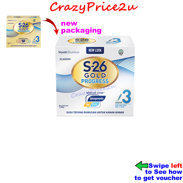 Wyeth S26 Gold Progress Step 3 (1.65Kg) | Shopee Malaysia