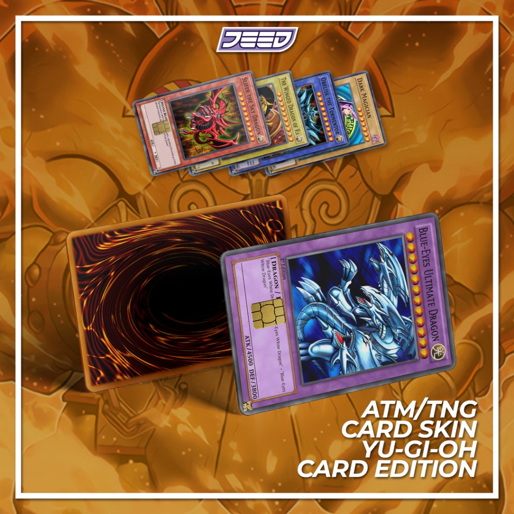 Yu-Gi-Oh] ATM, Bank Debit Credit Card & Touch N Go Sticker Cover Card Skin  High Quality Waterproof | Shopee Malaysia