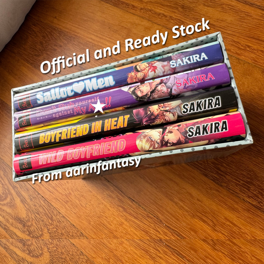 [OFFICIAL ENGLISH BL MANGA SET] Sakira Box Set Collection (4 books in ...