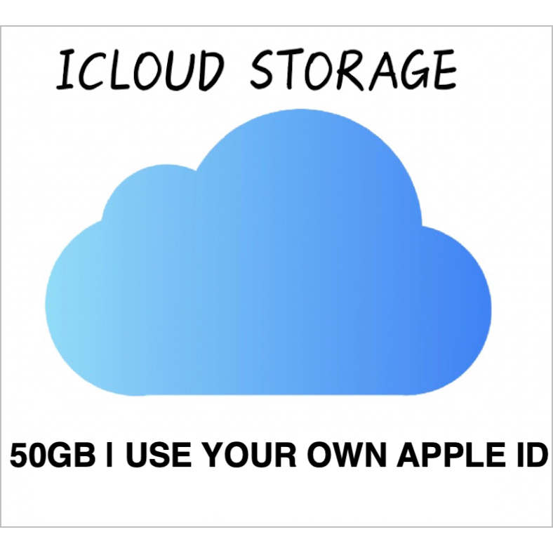 ICLOUD STORAGE(USE YOUR APPLE ID) 50GB 300GB 500GB 1TB Shopee