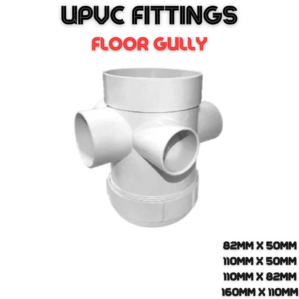 UPVC FLOOR GULLY TRAP UPVC Fittings Joint Connector | Shopee Malaysia