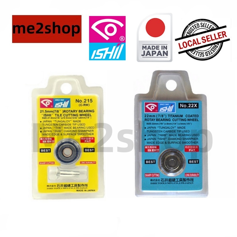 ISHII TILE CUTTER BLADE/MATA MEMPOTONG JUBIN (NO.22X / NO.215) Shopee