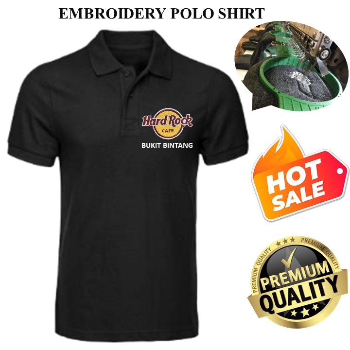 Hard rock outlet cafe polo shirt