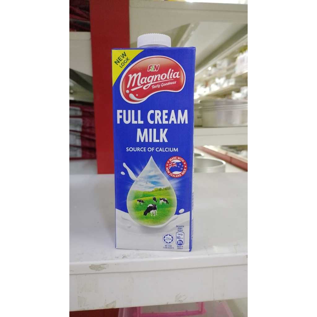 Magnolia Full Cream UHT Milk 1L / Susu Penuh Krim UHT 1L Magnolia