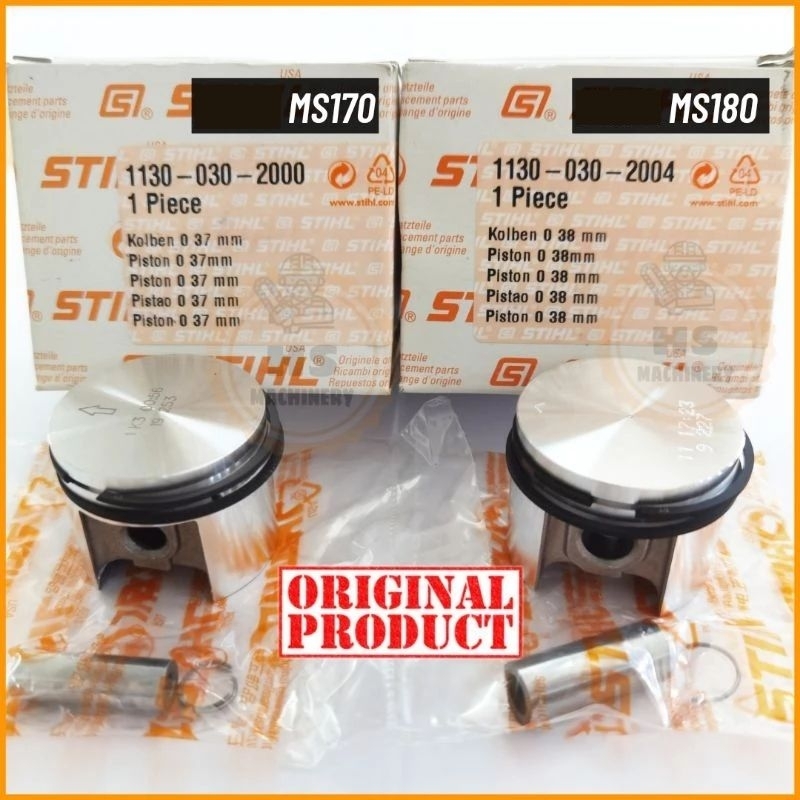 thumbnail image 2 of 10-Pack 38mm X 1.2mm Piston Rings – Fits Stihl MS180, MS170, MS171, MS181, 018 Chainsaws 2 of 4