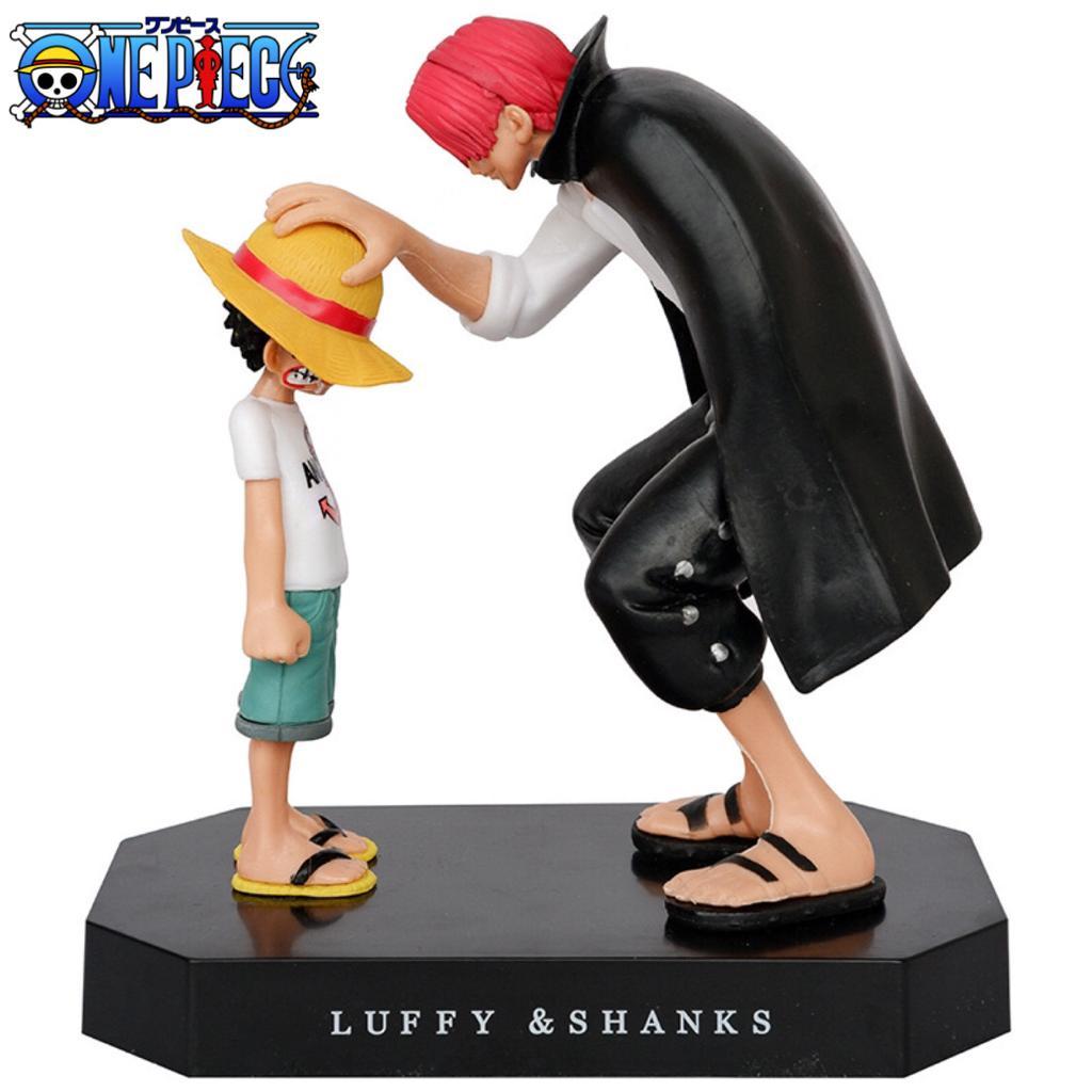 One Piece Shanks with Luffy Crying 17cm Action Figure Decoration ...