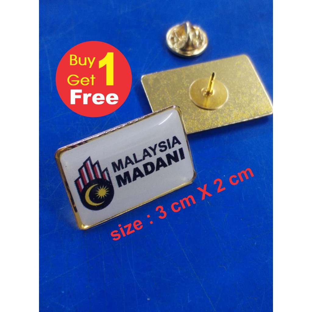 MALAYSIA MADANI PIN COLLAR PIN MALAYSIA MADANI PIN COLLAR PIN MALAYSIA