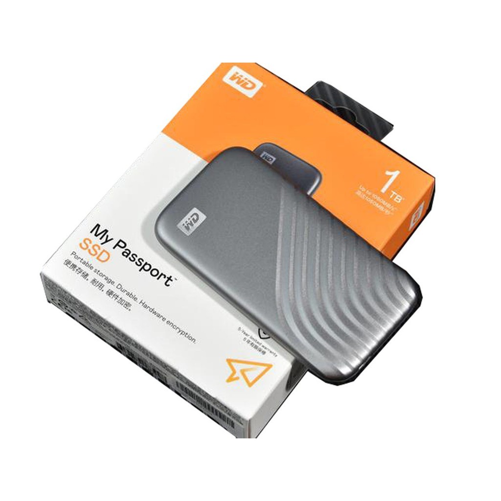 Western Digital 1TB My Passport Portable SSD, 1050MB/s R, 1000MB/s W ...