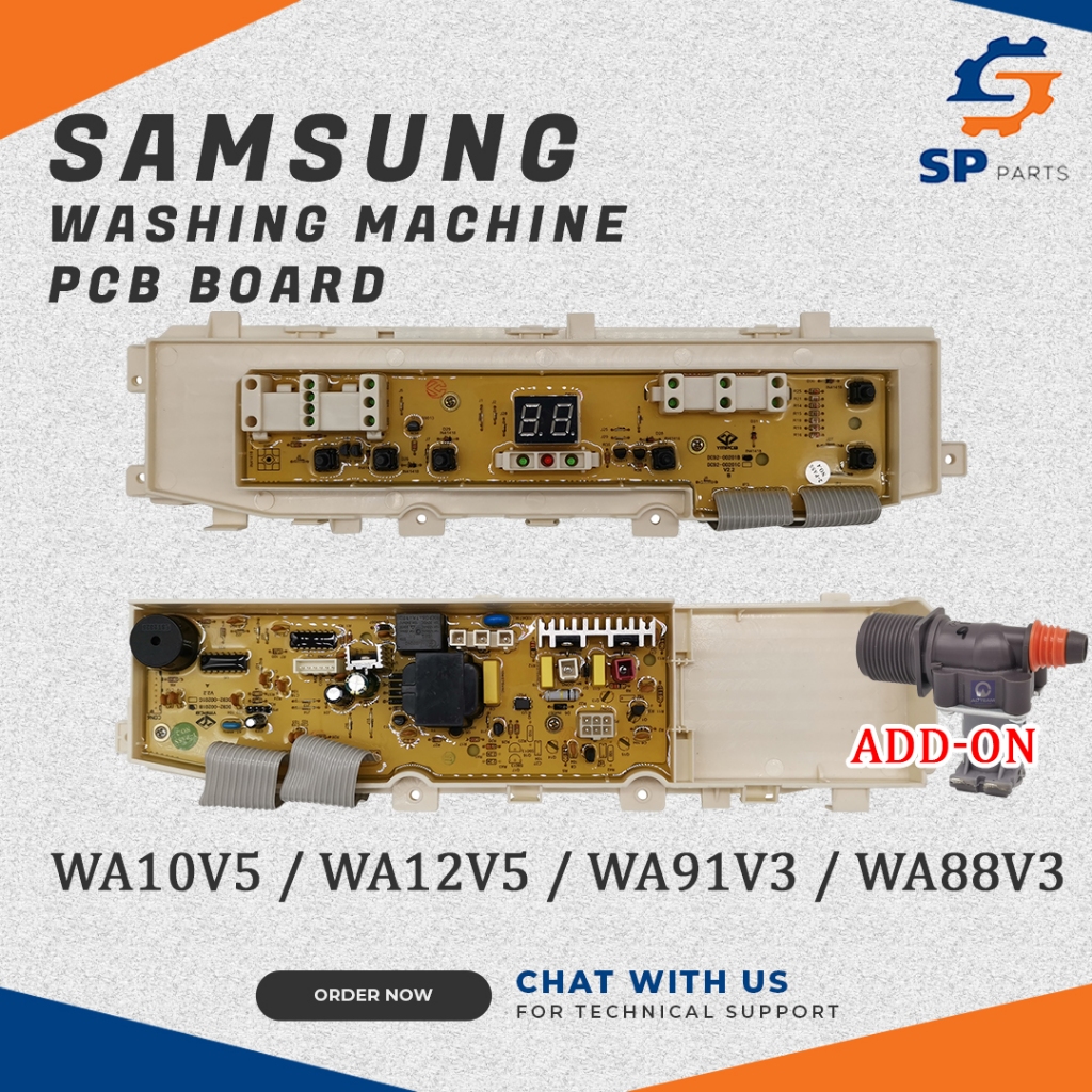 SP_PARTS WA10V5 / WA12V5 / WA91V3 / WA88V3 SAMSUNG WASHING MACHINE PCB ...