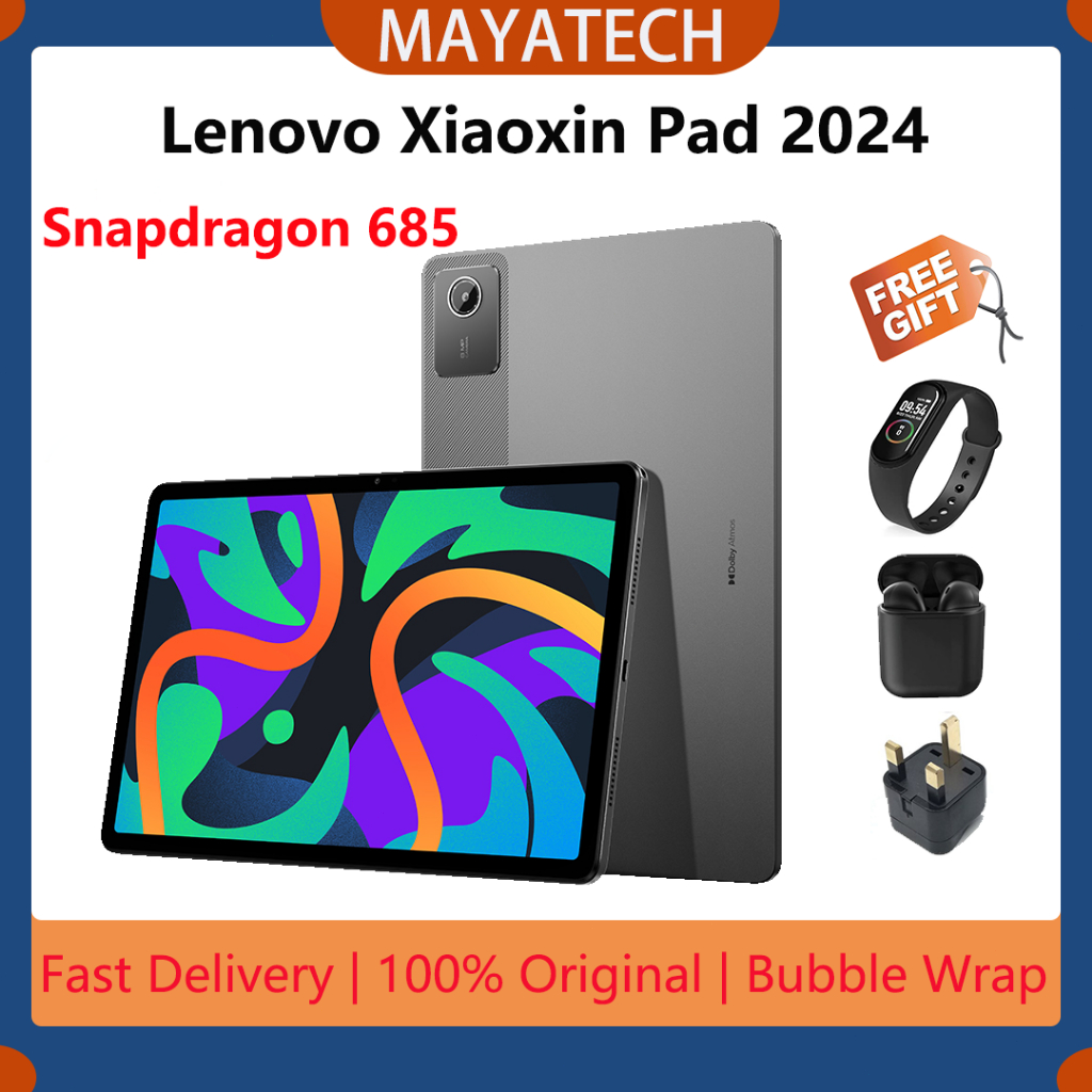 Lenovo Tablet Pad 2024 11 inches Snapdragon 685 Eye Care Entertainment