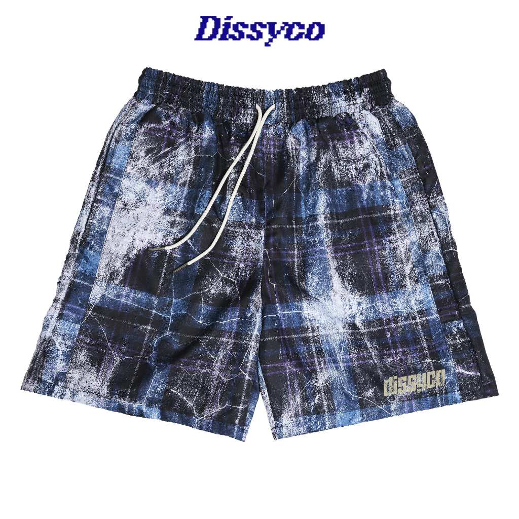 Dissyco FADED PLAID PANTS (BLUE) | Shopee Malaysia