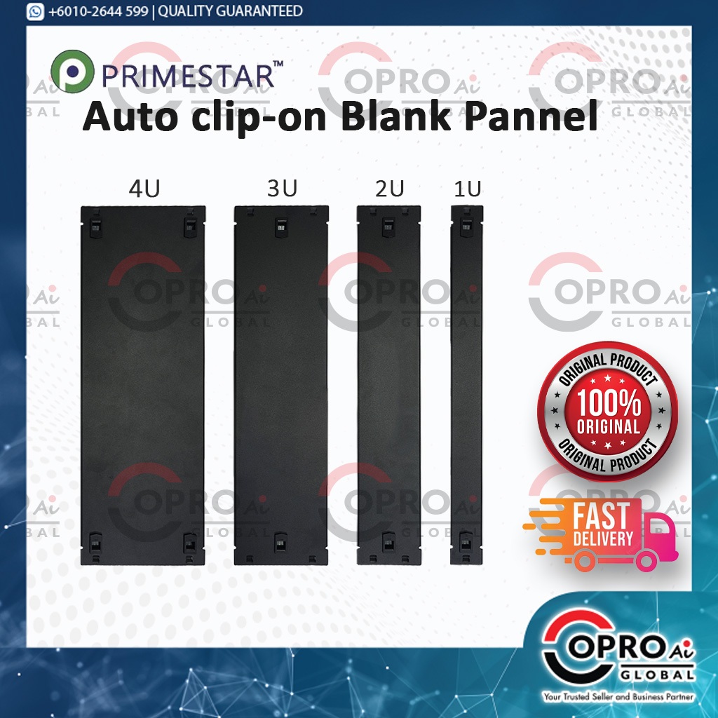 Primestar™ Auto Clip-on Server Rack Blank Panel | Shopee Malaysia