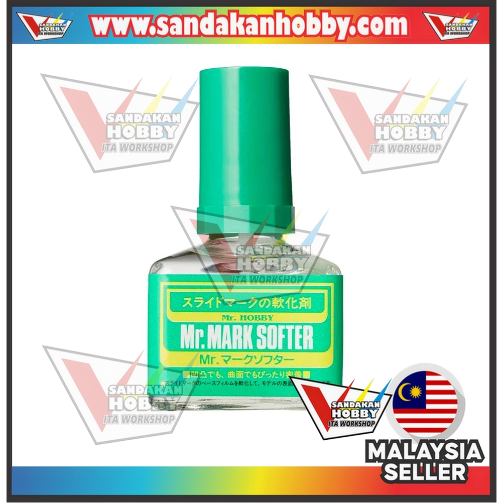 Mr Hobby Mr. Mark Softer for water slide decal Shopee Malaysia