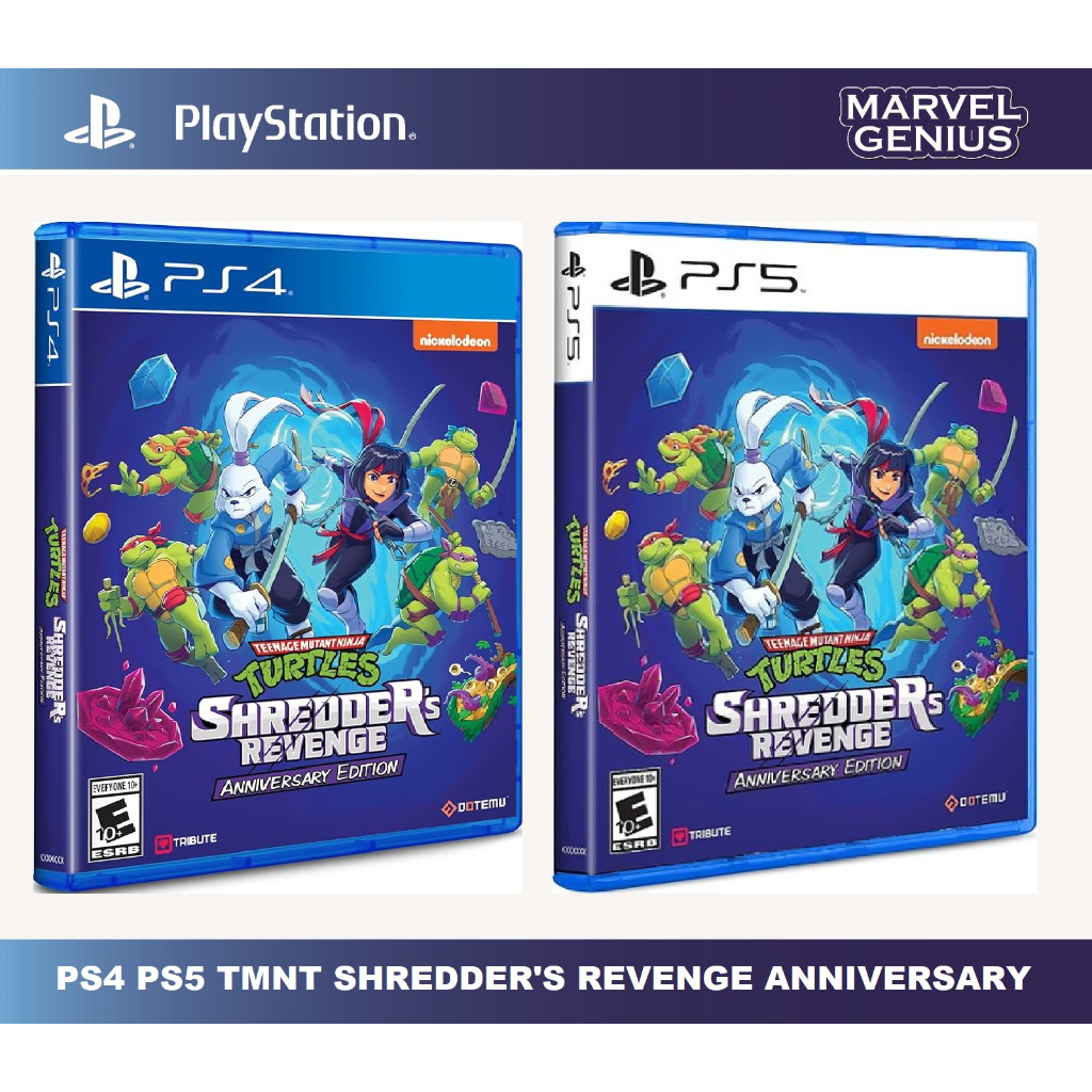Teenage Mutant Ninja Turtles: Shredder's Revenge Anniversary Edition – PS5, 2023, NTSC