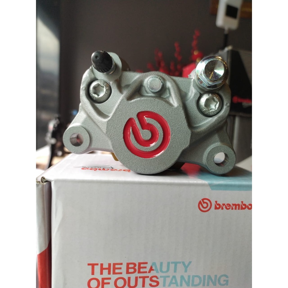 Brembo Brake Caliper P34 2Pot Universal Front Rear LC Ysuku Y16 Y15 RS R15 R25 VF3I CNC Grey Red