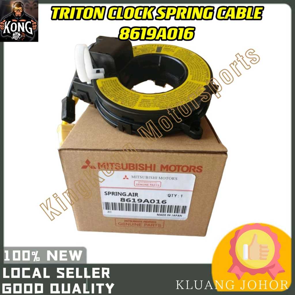 MITSUBISHI TRITON PAJERO SPORT CLOCK SPRING CABLE L200 AIR BAG 8619A016 ...