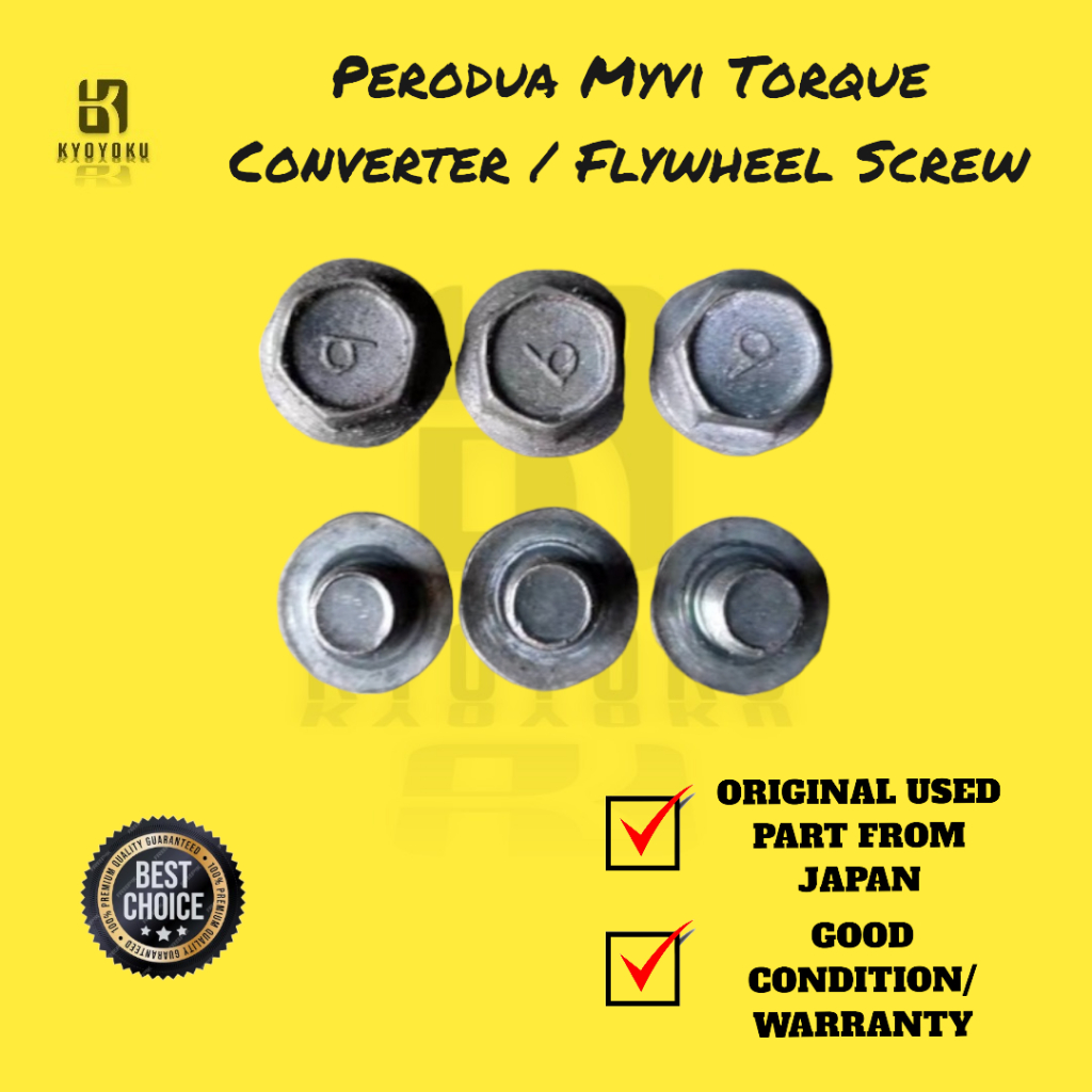 KYOYOKUPerodua Myvi Torque Converter / Flywheel Screw Shopee Malaysia