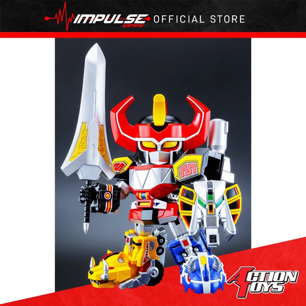 Action Toys Mighty Deformed Dino Megazord / Power Ranger / Mighty ...