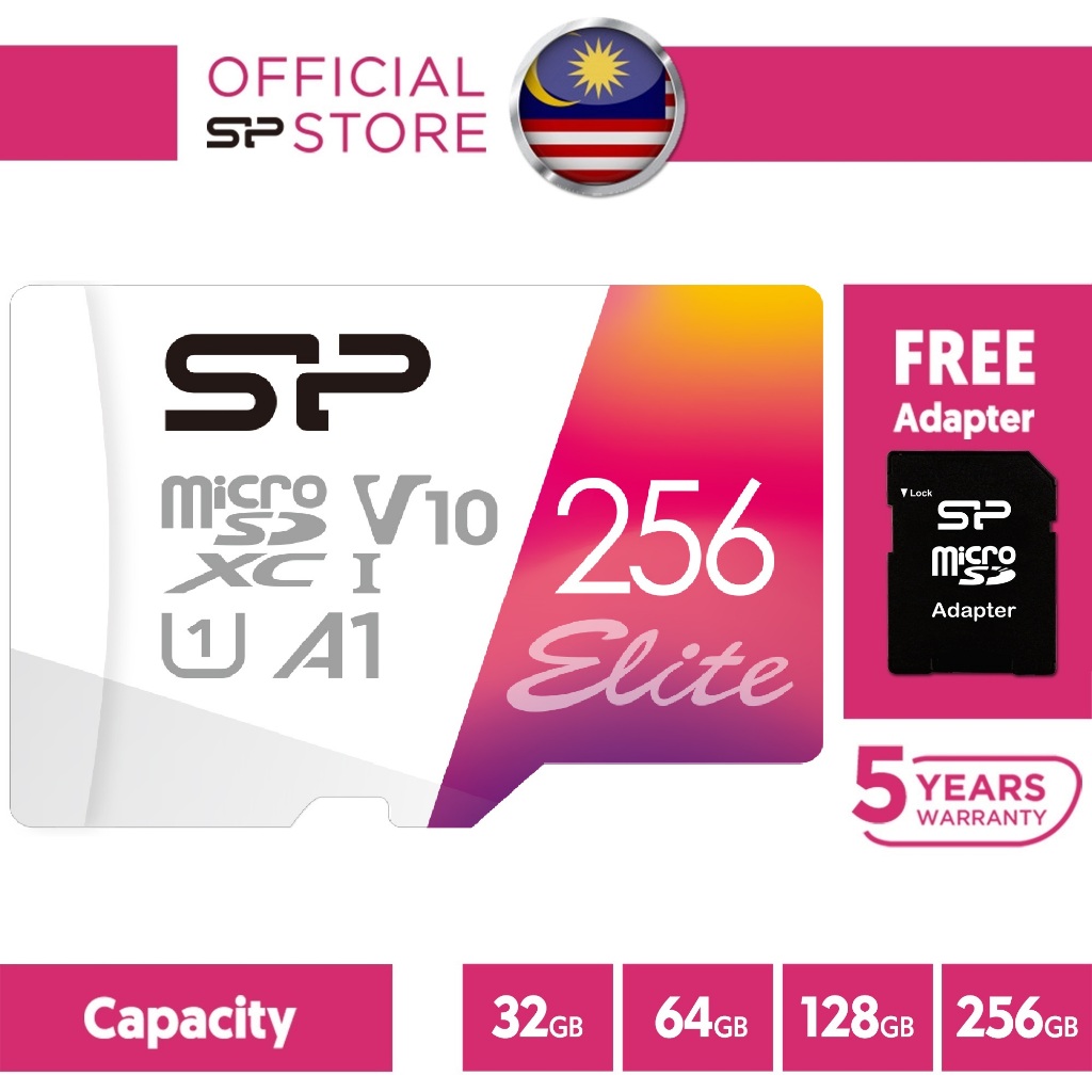 Carte Mémoire SDXC 64 Go Silicon Power - UHS-I U3 V30 - Haute Vitesse Pour Photo/Video 4K