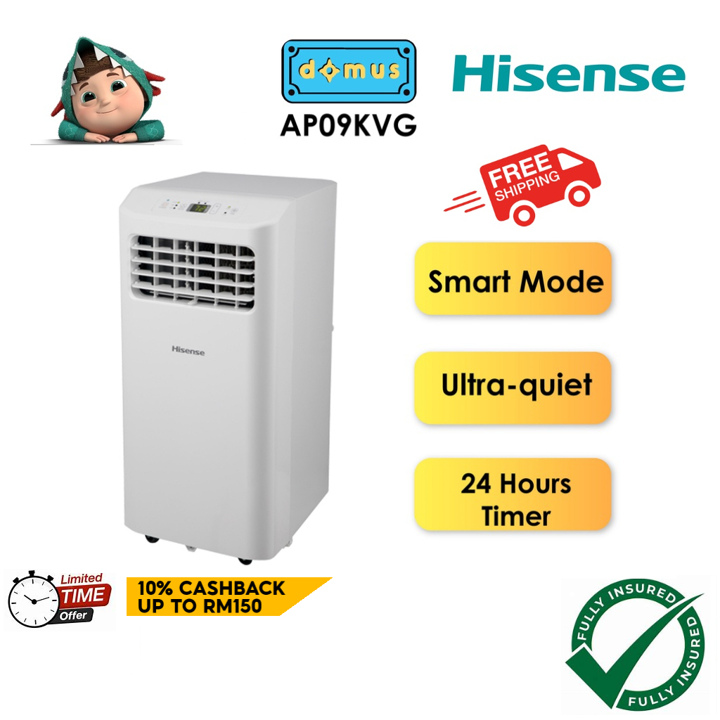 Hisense Portable Air Conditioner 1HP 1.5HP Portable Aircond Penghawa ...