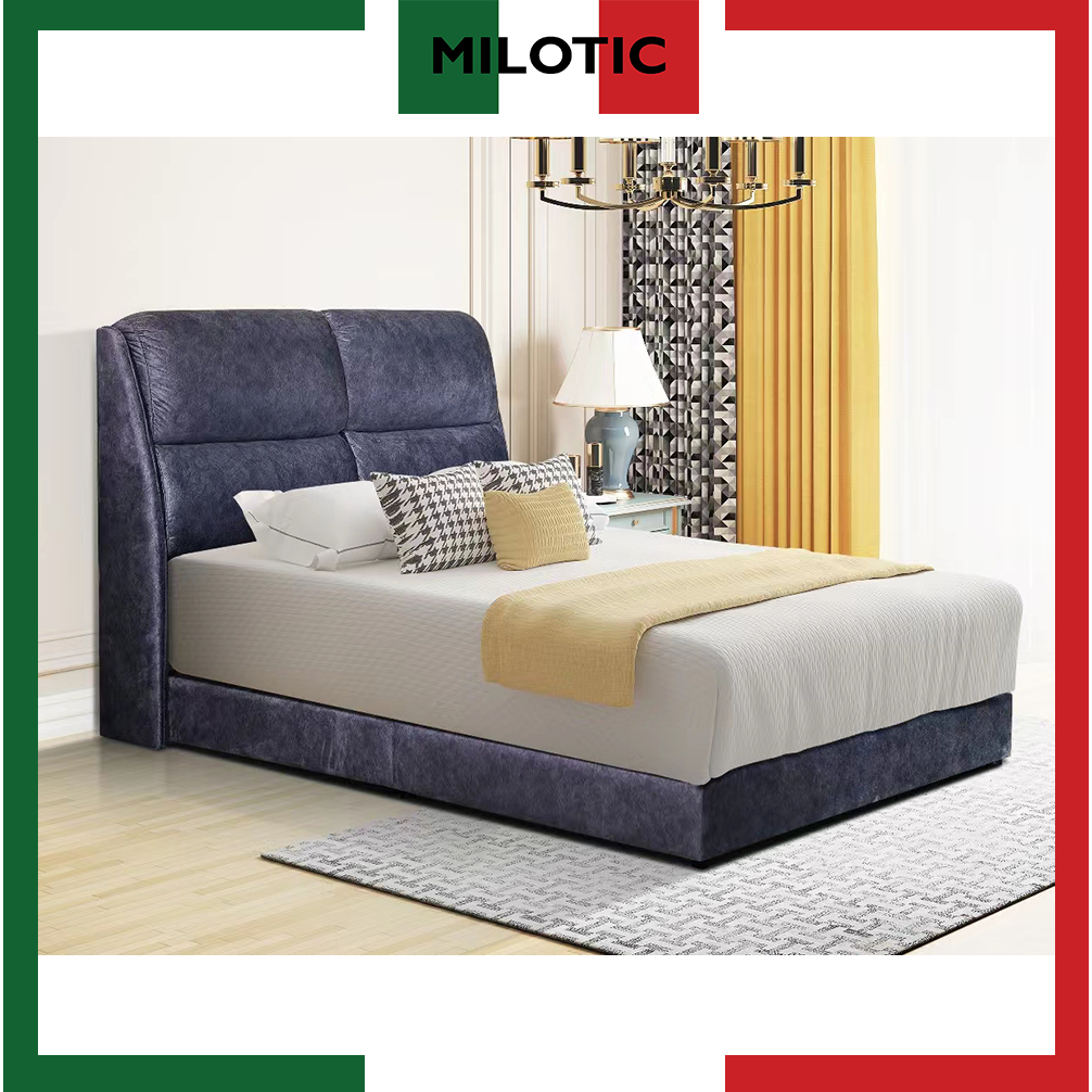 Milotic Living Velvet Fabric Divan Frame | King Size | Queen Size ...