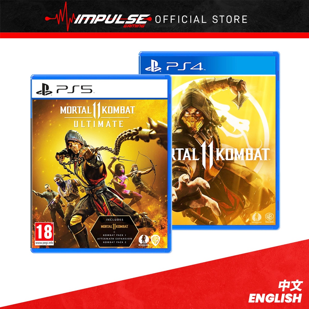 Mortal Kombat 11 Ultimate PS4/PS5 Game New In Stock