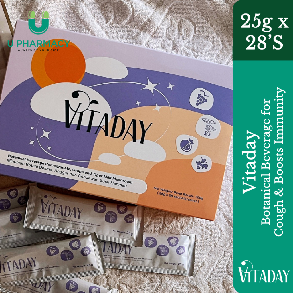 Vitaday Botanical Beverage for Cough & Boosts Immunity 25g 4'S / 7'S ...